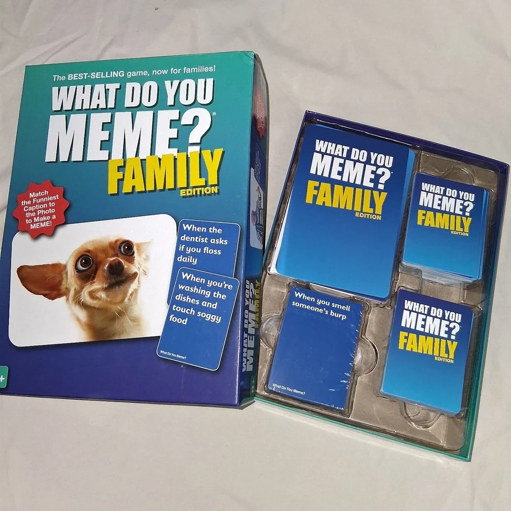 What Do You Meme? Family Edition‎ Game Ages 8+, 3-20 Players